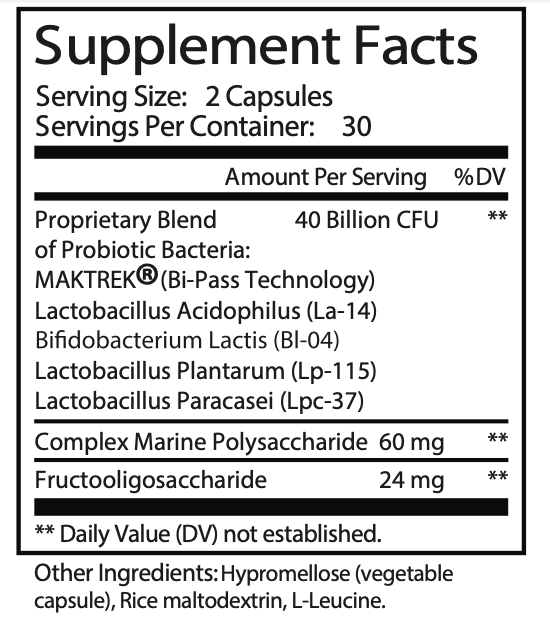 FlowFlora Probiotic Capsules