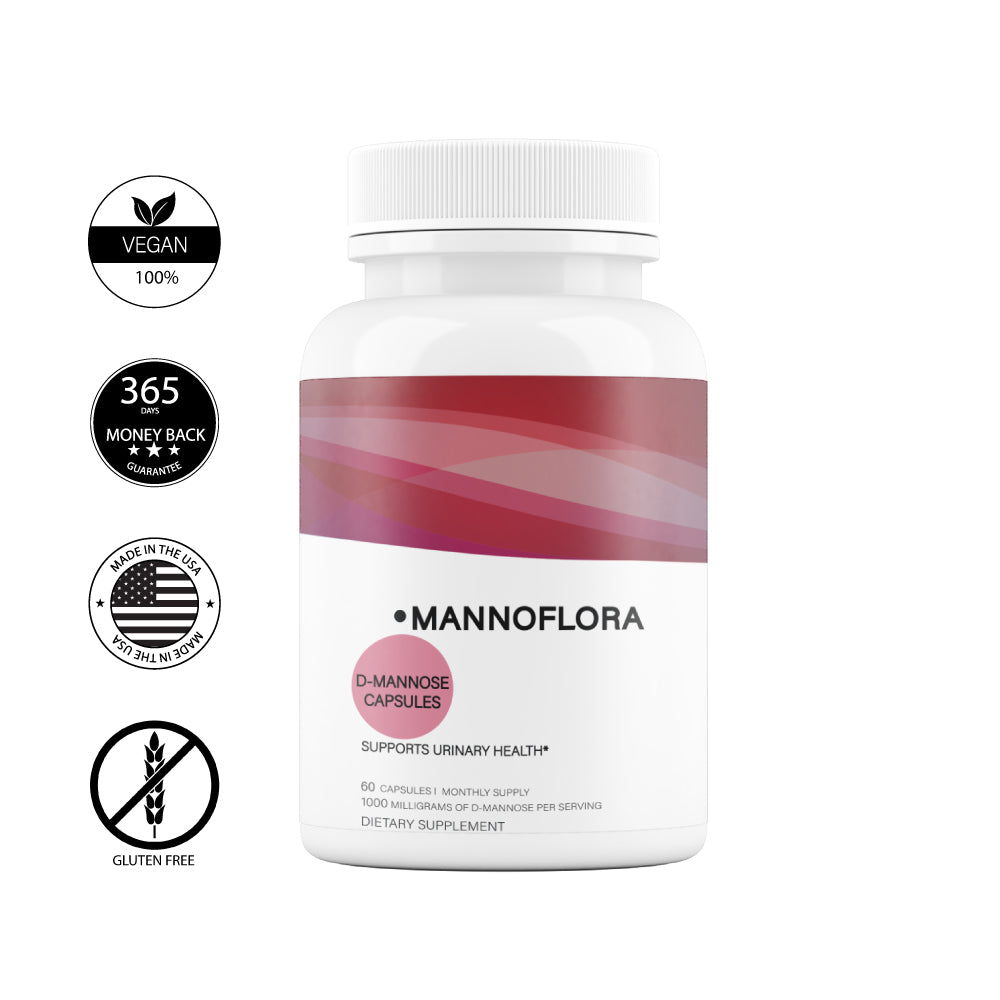 MannoFlora D-Mannose Capsules